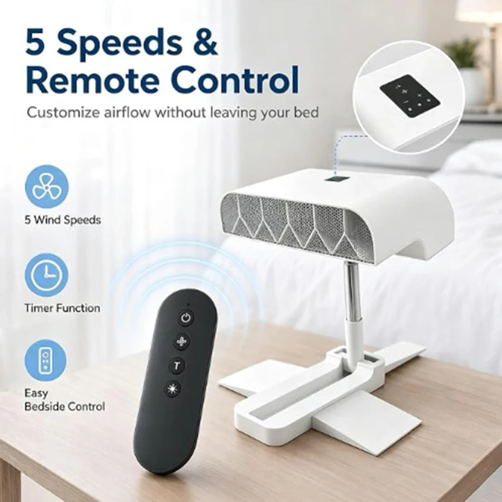Portable Under Blanket Bed Cooling Fan