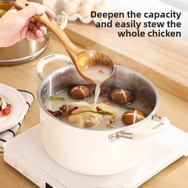 Stainless Steel Deep Soup Pot