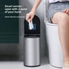 Stainless Steel Automatic Bathroom Trash Can