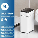 Stainless Steel Automatic Bathroom Trash Can