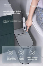 Stainless Steel Automatic Bathroom Trash Can