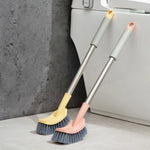 Curved Handle Toilet Bowl Scrubber