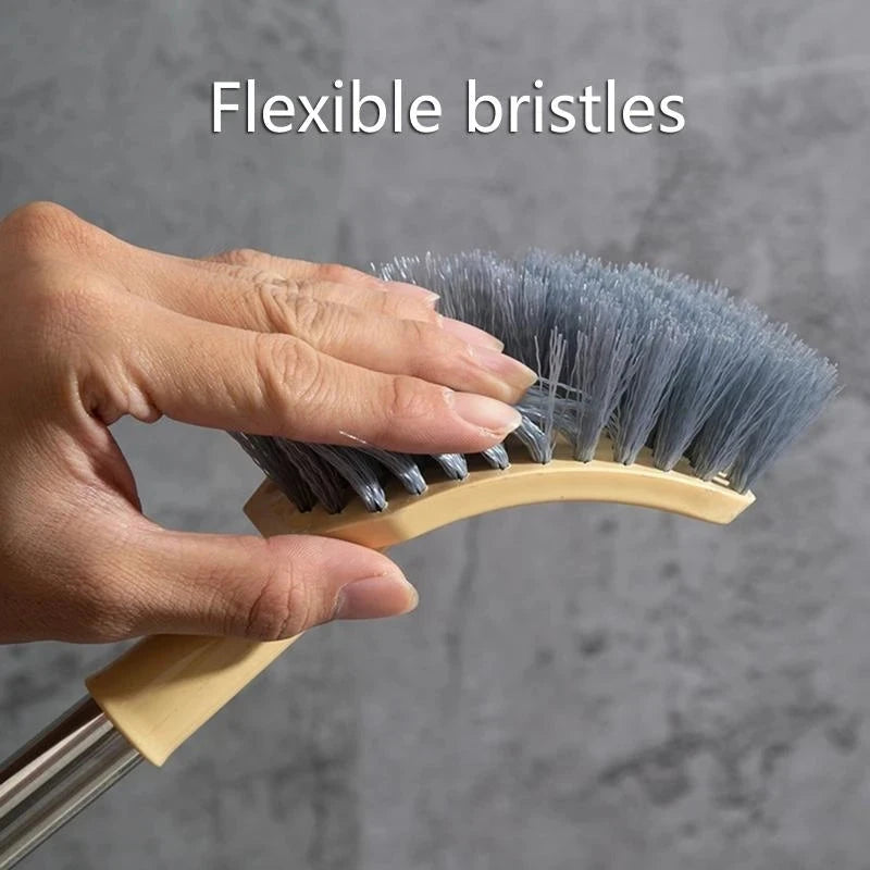 Curved Handle Toilet Bowl Scrubber
