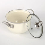 Enameled Cast Iron Soup Pot