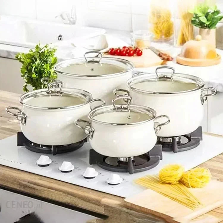 Enameled Cast Iron Soup Pot