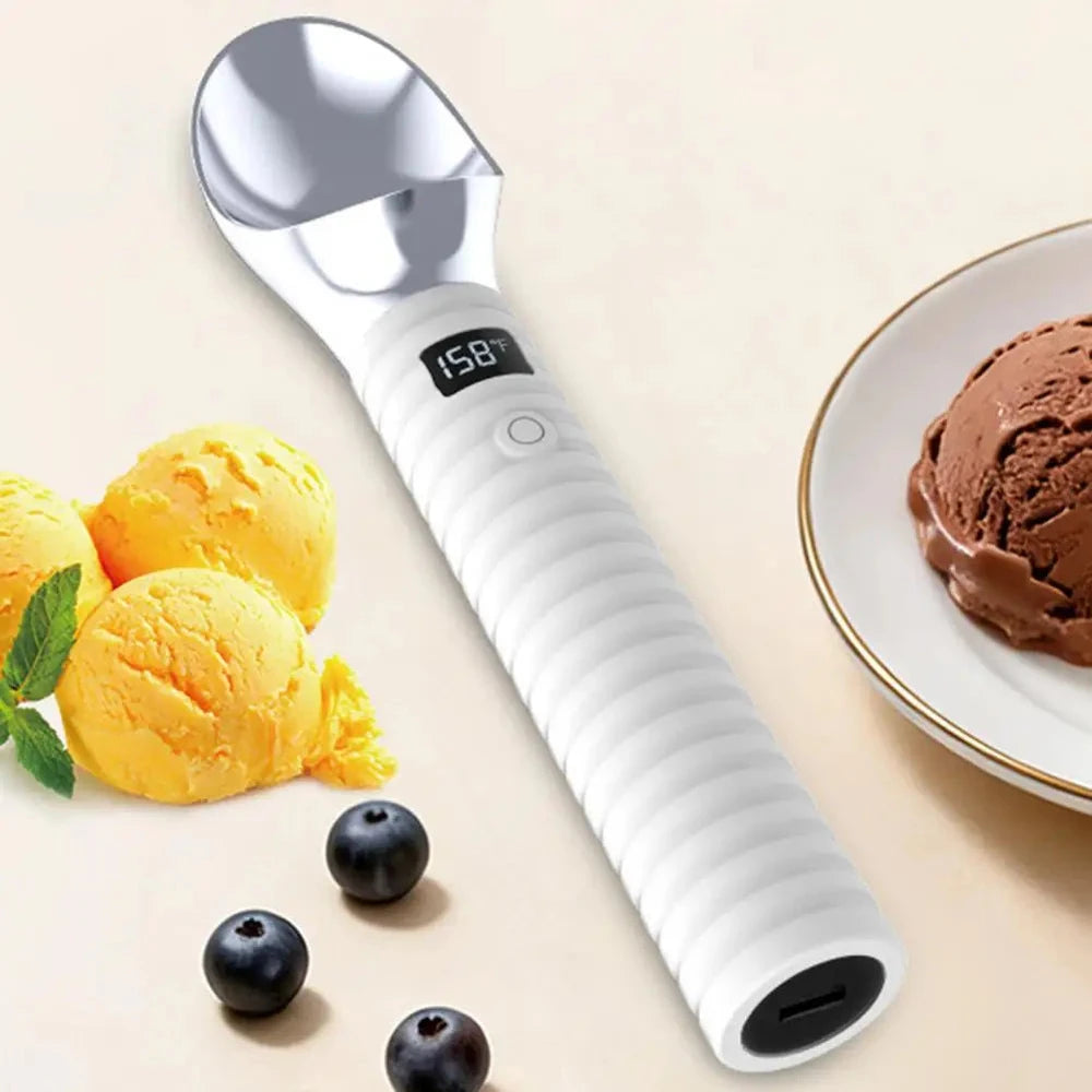 Electric Ice Cream Scoop with LED Display