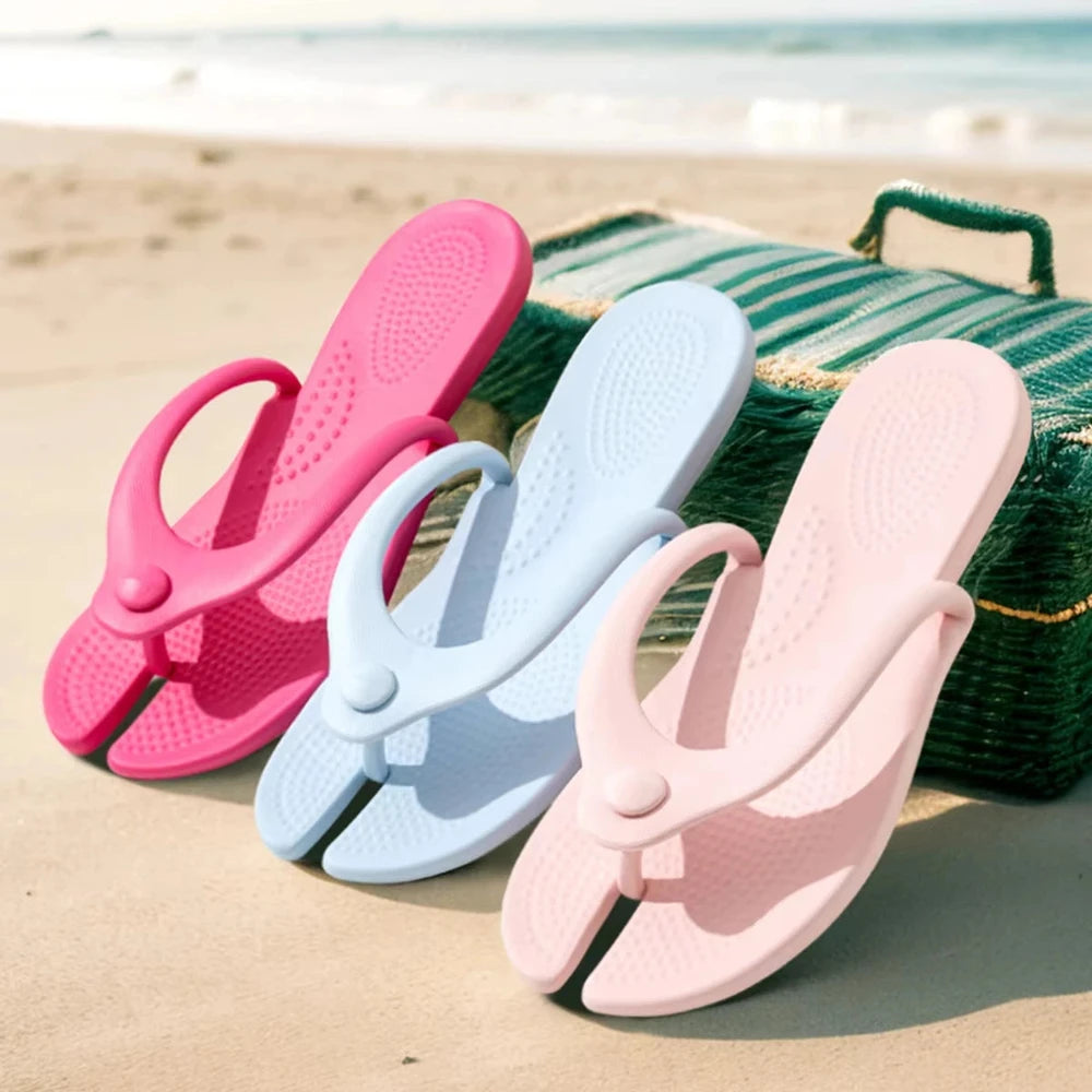Foldable Detachable Beach Slippers