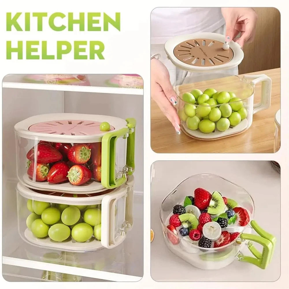 Foldable Draining and Preservation Basket