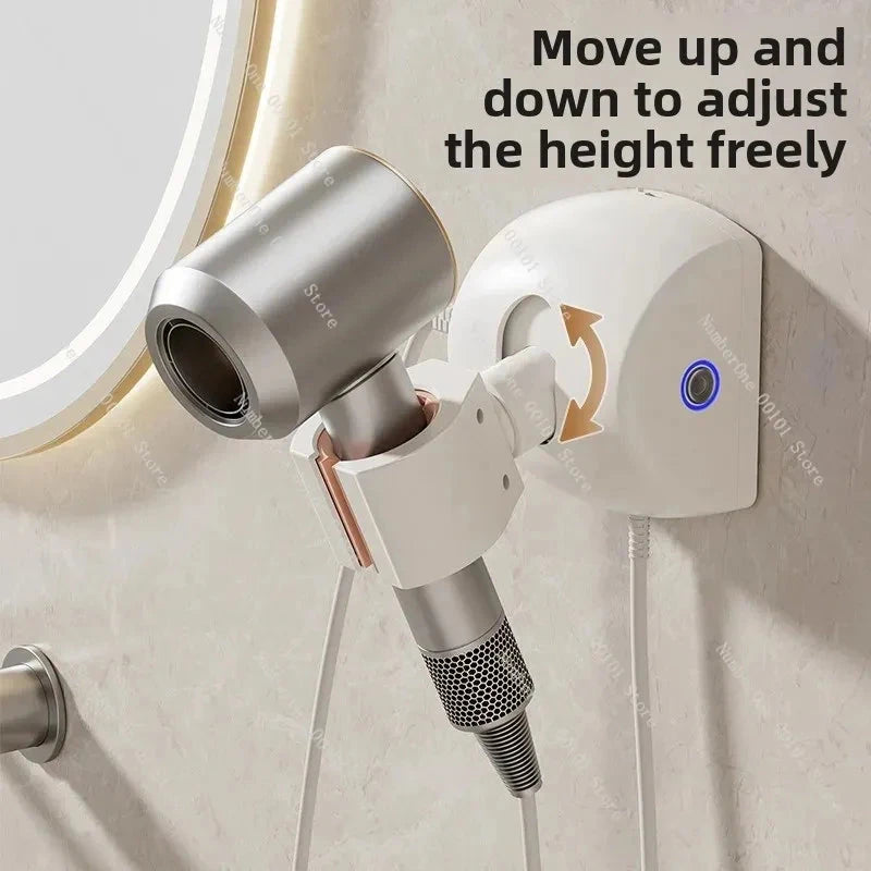 Wall Mounted Hair Dryer Holder