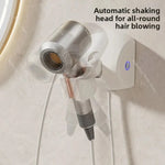 Wall Mounted Hair Dryer Holder