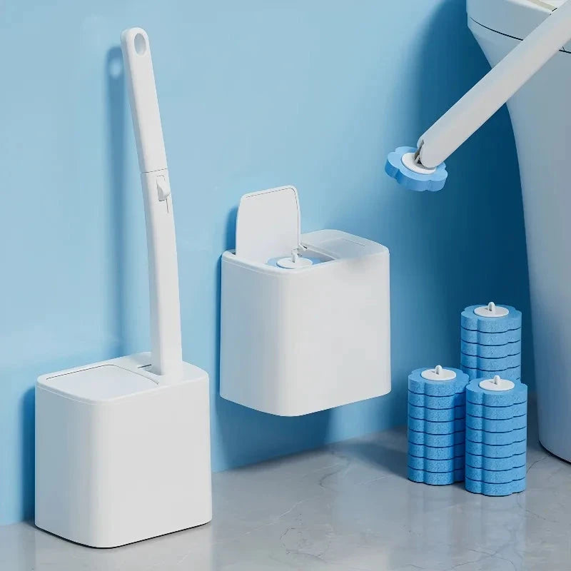 Disposable Toilet Brush Cleaning Kit