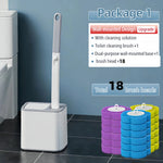 Disposable Toilet Brush Cleaning Kit