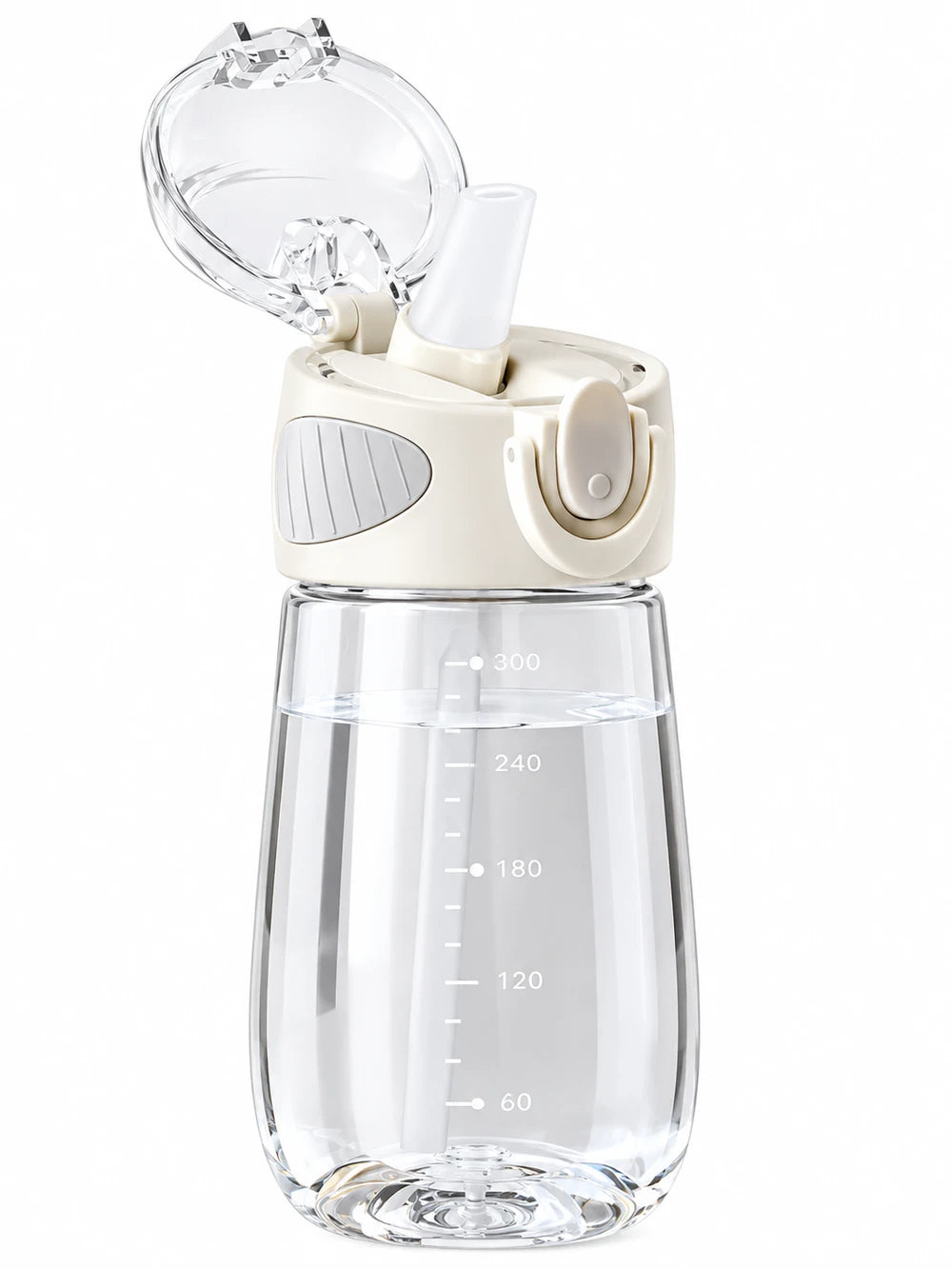 Transparent Leakproof Straw Water Bottle