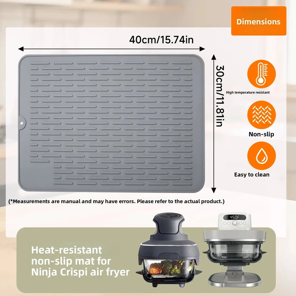 Silicone Air Fryer Counter Mat