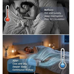 Wireless Remote Control Bed Air Circulator