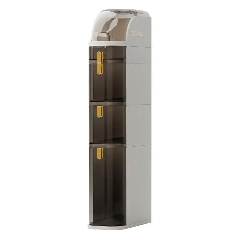 Narrow Rolling Bathroom Storage Cabinet