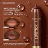 6PCS/Set Waterproof Matte Lipstick Pencil - Contour Tint Lipstick, Non-Stick Cup Lipliner Pen, Long-Lasting Matte Finish, All Skin Types, Beauty Makeup Art, Matte Finish Lipstick