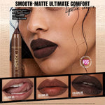 6PCS/Set Waterproof Matte Lipstick Pencil - Contour Tint Lipstick, Non-Stick Cup Lipliner Pen, Long-Lasting Matte Finish, All Skin Types, Beauty Makeup Art, Matte Finish Lipstick