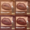 6PCS/Set Waterproof Matte Lipstick Pencil - Contour Tint Lipstick, Non-Stick Cup Lipliner Pen, Long-Lasting Matte Finish, All Skin Types, Beauty Makeup Art, Matte Finish Lipstick