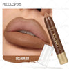 6PCS/Set Waterproof Matte Lipstick Pencil - Contour Tint Lipstick, Non-Stick Cup Lipliner Pen, Long-Lasting Matte Finish, All Skin Types, Beauty Makeup Art, Matte Finish Lipstick