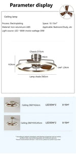Modern Flush Mount Ceiling Fan