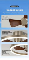 Modern Flush Mount Ceiling Fan