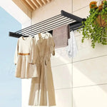 Wall Mounted Retractable Clothes Drying Rack