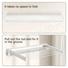 Wall Mounted Retractable Clothes Drying Rack