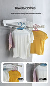 Wall Mounted Retractable Clothes Drying Rack