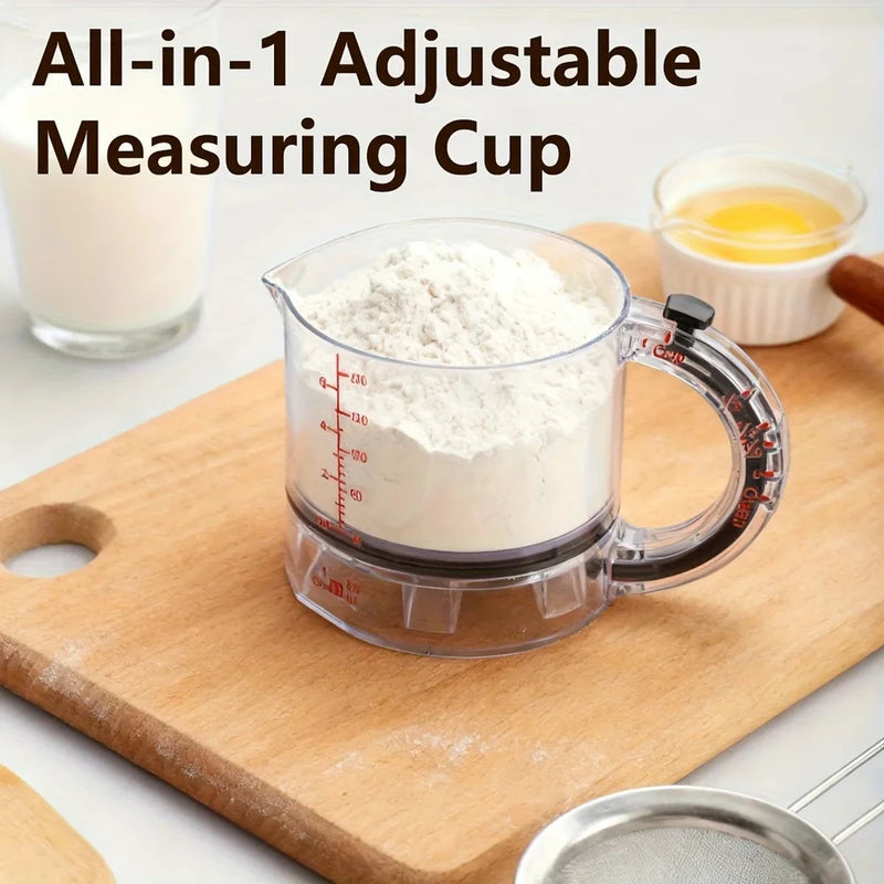 Adjustable Stainless Steel Measuring Cup