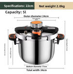 Stainless Steel Thickened Pressure Cooker