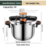 Stainless Steel Thickened Pressure Cooker