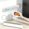 Refillable Plastic Wrap Dispenser With Cutter