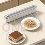 Refillable Plastic Wrap Dispenser With Cutter