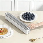 Refillable Plastic Wrap Dispenser With Cutter