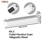 Refillable Plastic Wrap Dispenser With Cutter