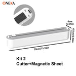Refillable Plastic Wrap Dispenser With Cutter
