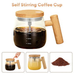 Glass Electric Self Mixing Mug