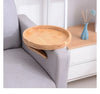 Natural Wood Sofa Armrest Tray