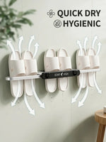 Wall Mounted Slipper Storage Rack