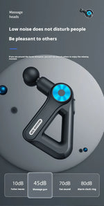 Electric Triangular Massage Gun For Muscle Soreness Relief