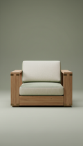 Teak Modular Lounge Sectional