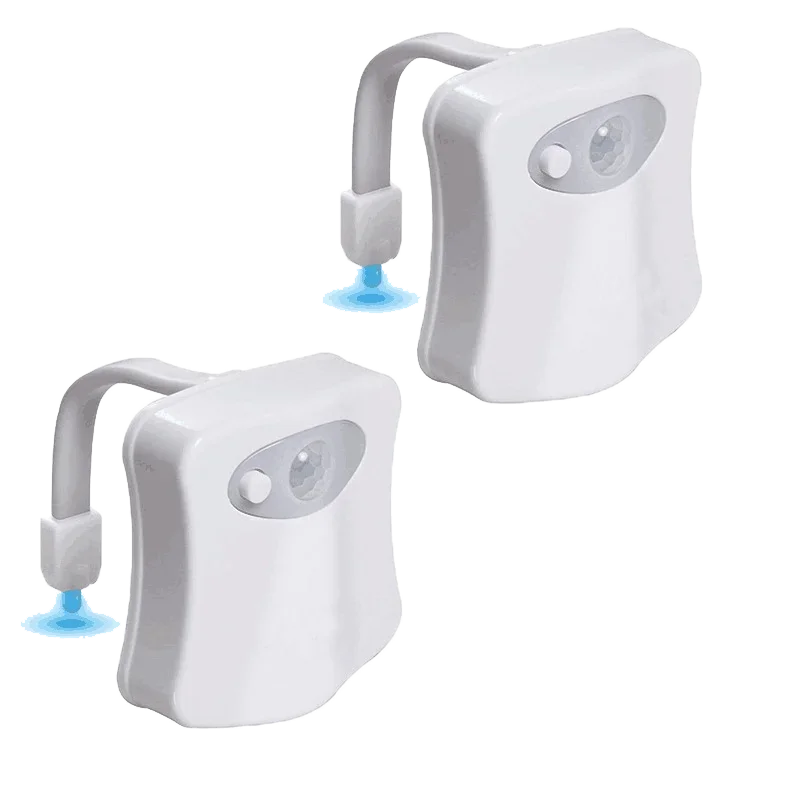 Motion Sensor Toilet Light LED Night Lights 8 Colors Washroom Night Lamp Toilet Lamp Bowl Lighting For Bathroom Washroom