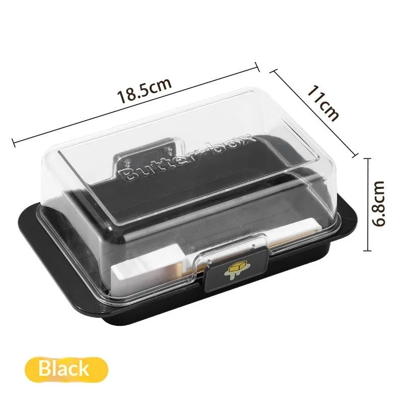 Sealed Butter Dish with Lid Cutter Suitable for Countertop and Refrigerator Storage Kitchen Butter Container