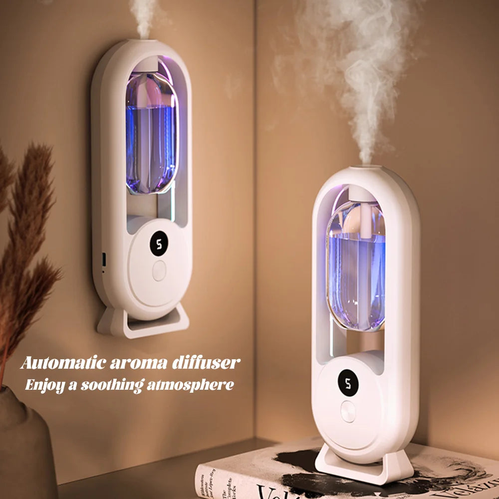 Rechargeable portable aromatherapy diffuser diffuser machine, aromatherapy essential oil, refreshing agent, deodorizer, 5-speed